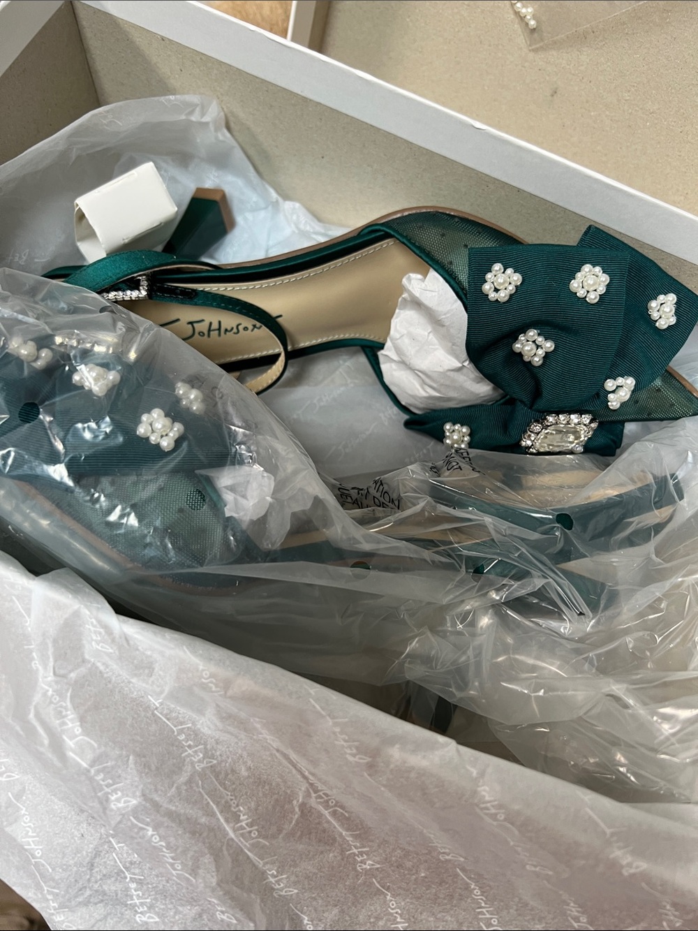 Betsey Johnson Emerald Mark Pump Heels 7 Shoes NWT - Picture 8 of 10